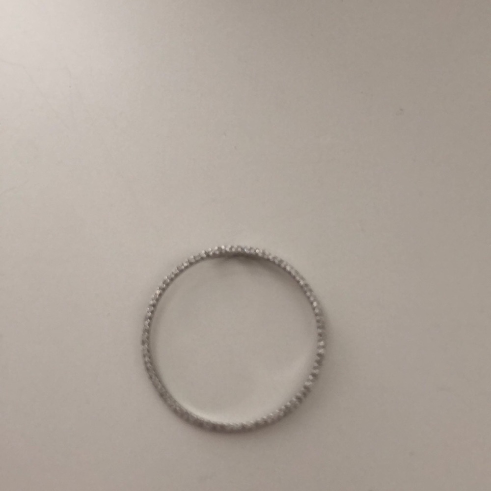 14kt white gold and diamond pendant